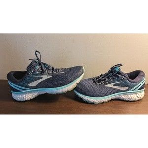 * Brooks Ghost 11 Navy Teal Running Shoes Women's 10.5 B 1202771D493